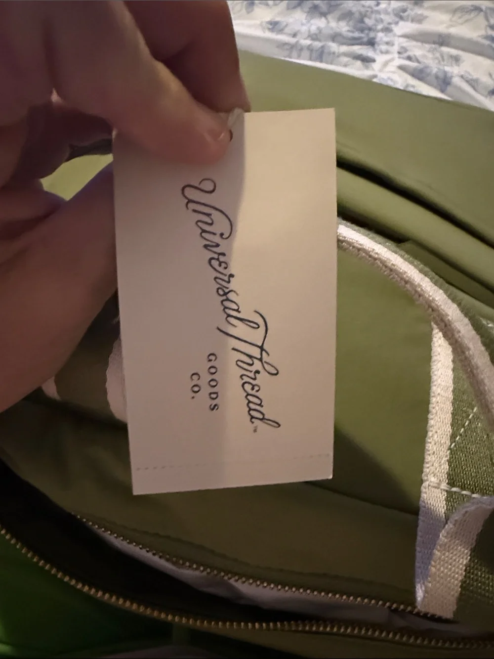 Universal Thread olive green backpack with laptop pocket